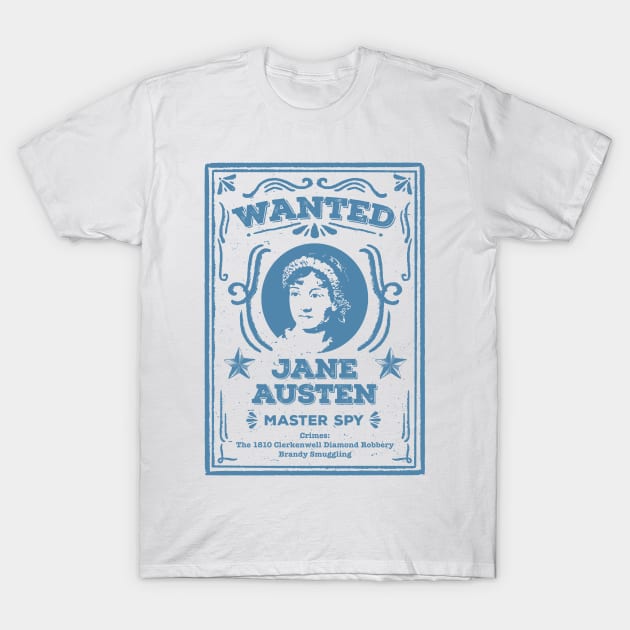 Jane Austen: Master Spy T-Shirt by Yue